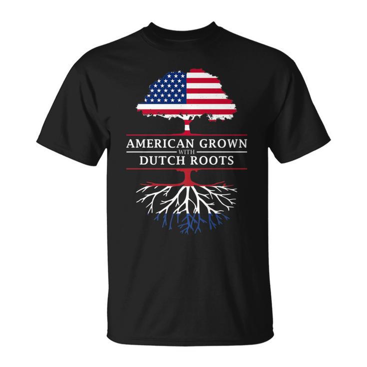 American Grown With Dutch Roots Netherlands T-Shirt