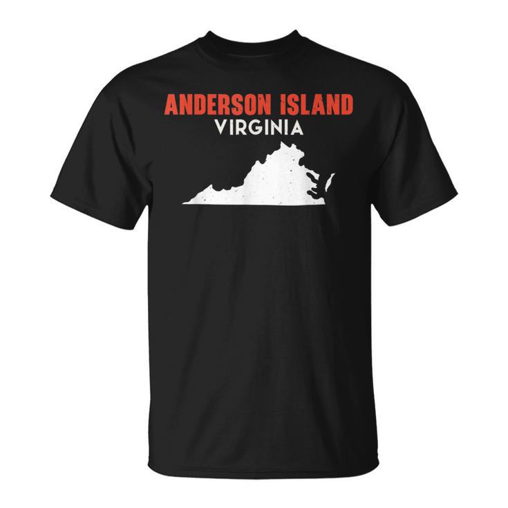 Anderson Island Washington Usa State America Travel Washingt T-Shirt