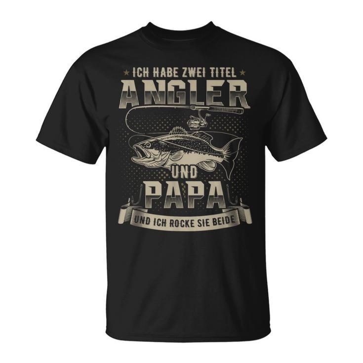 Angel Ich Habe Zwei Titel Papa S T-Shirt