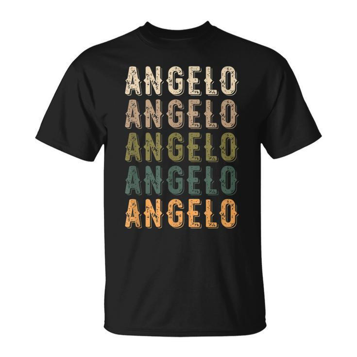 Angelo Personalized Reunion Matching Family Name T-Shirt