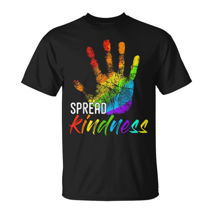 Anti Bullying Handprint For Teachers To Spread Kindness T-Shirt