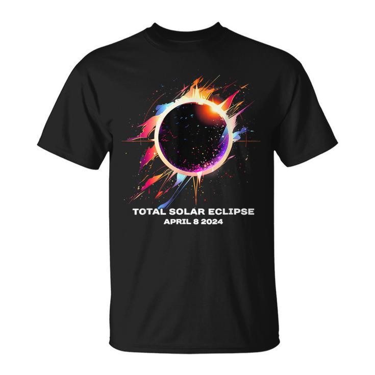 April 8Th 2024 Total Solar Eclipse 2024 T-Shirt - Seseable