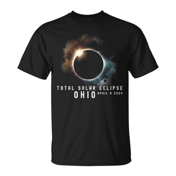 April 9 2024 Eclipse Solar Total Ohio Eclipse Lover Watching T-Shirt
