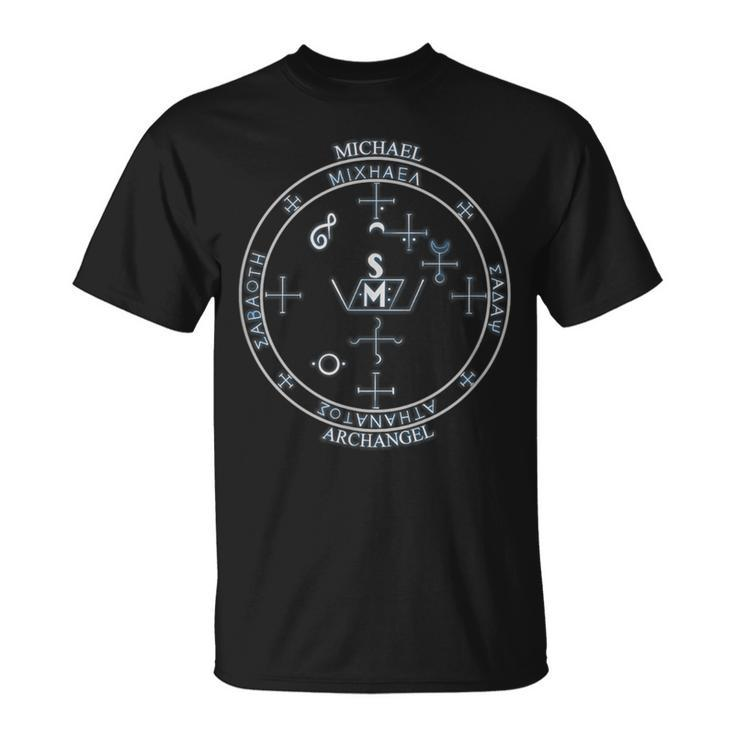 Archangel Michael Sigil Seal By Mortal s T-Shirt
