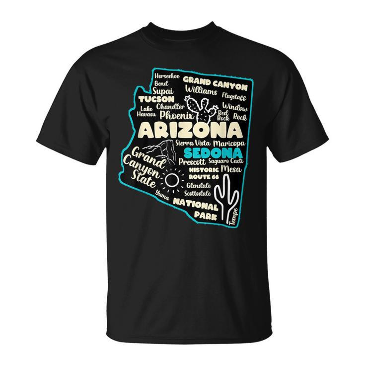 Arizona Sedona Grand Canyon Arizona Mountains National Park T-Shirt