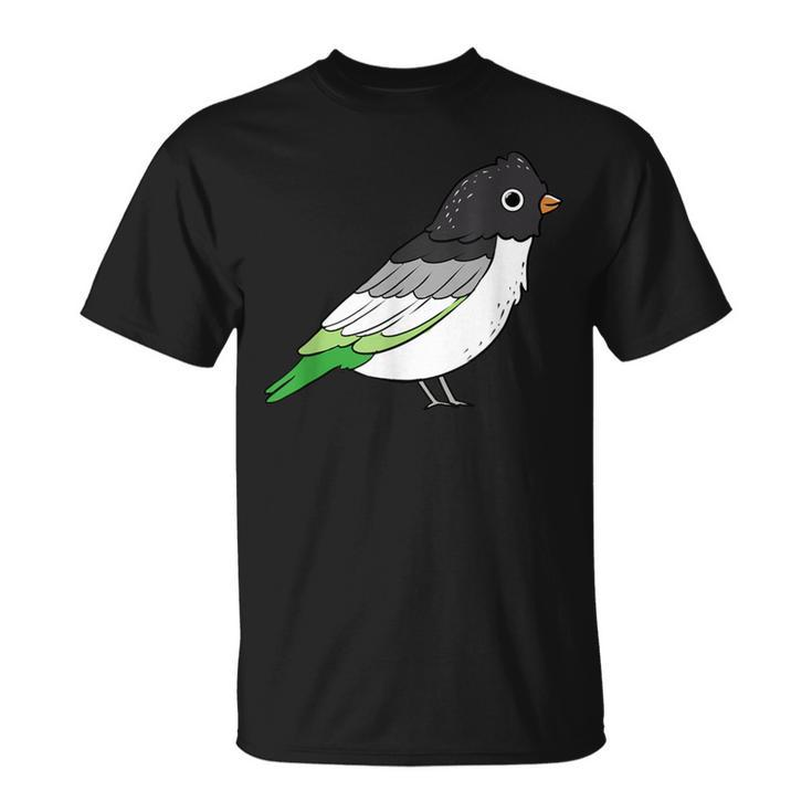 Aromantic Pride Bird Asexual T-Shirt