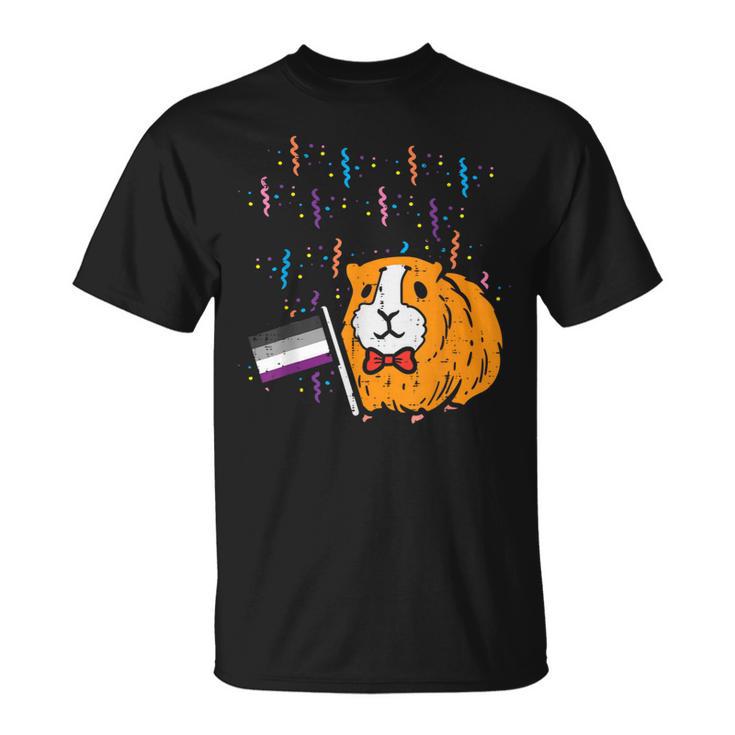 Asexual Flag Hamster Lgbt Pride Month Ace Pride Stuff Animal T-Shirt