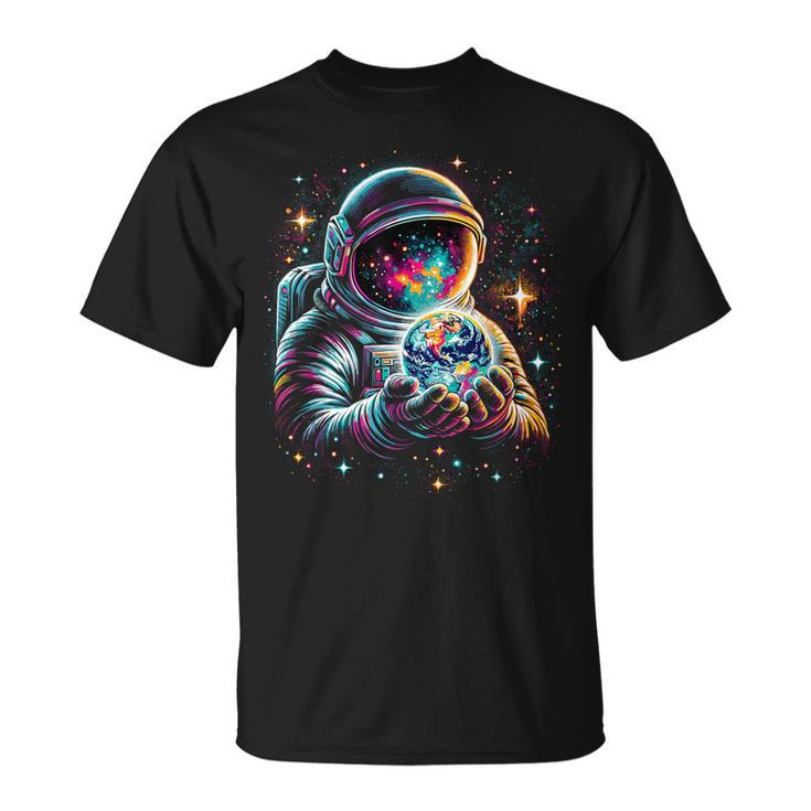Astronaut Planets Astronaut Science Space T-Shirt