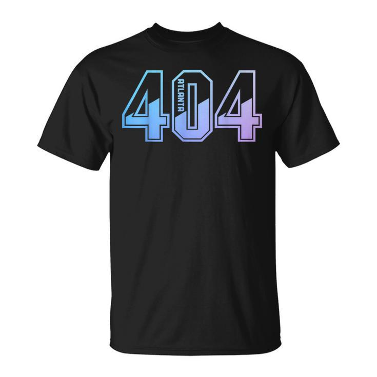 Atlanta Georgia Atl 404 Area Code Pride Vintage T-Shirt