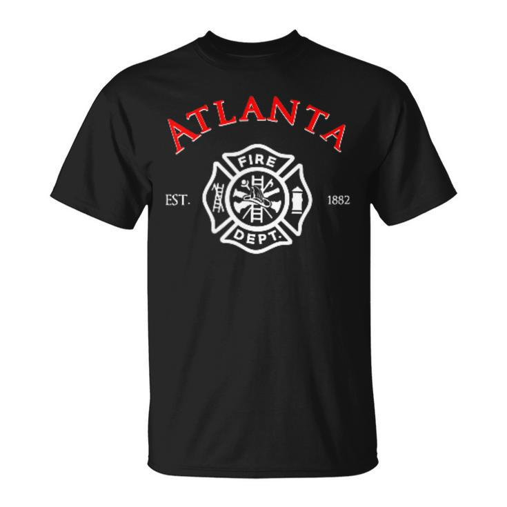 Atlanta Georgia Fire Rescue Department Firefighters T-Shirt