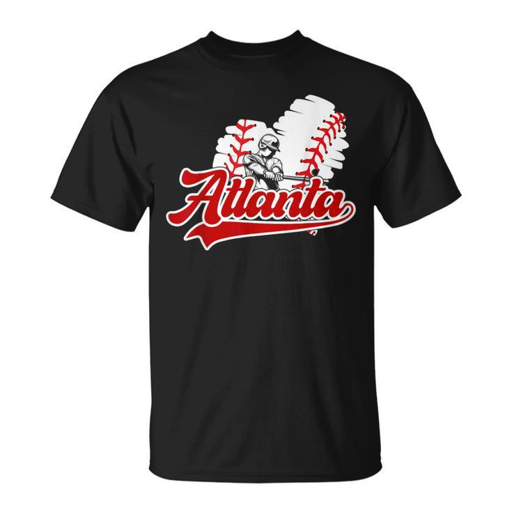 Atlanta Strong Cute Heart Souvenir Im Proud Of Atlanta T-Shirt