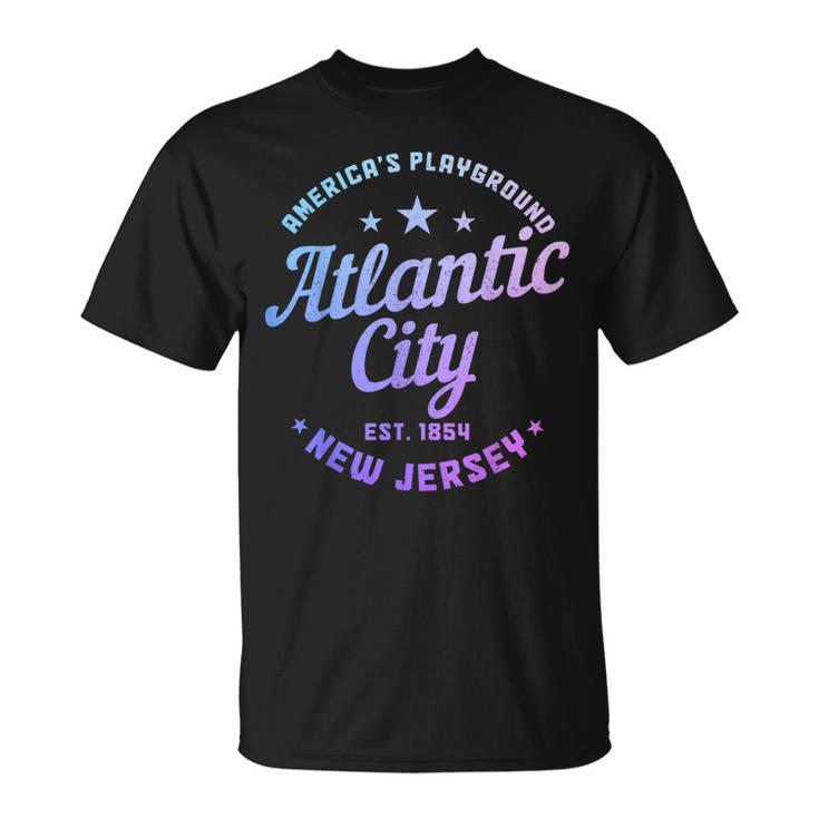 Atlantic City New Jersey Est 1854 Pride Vintage T-Shirt