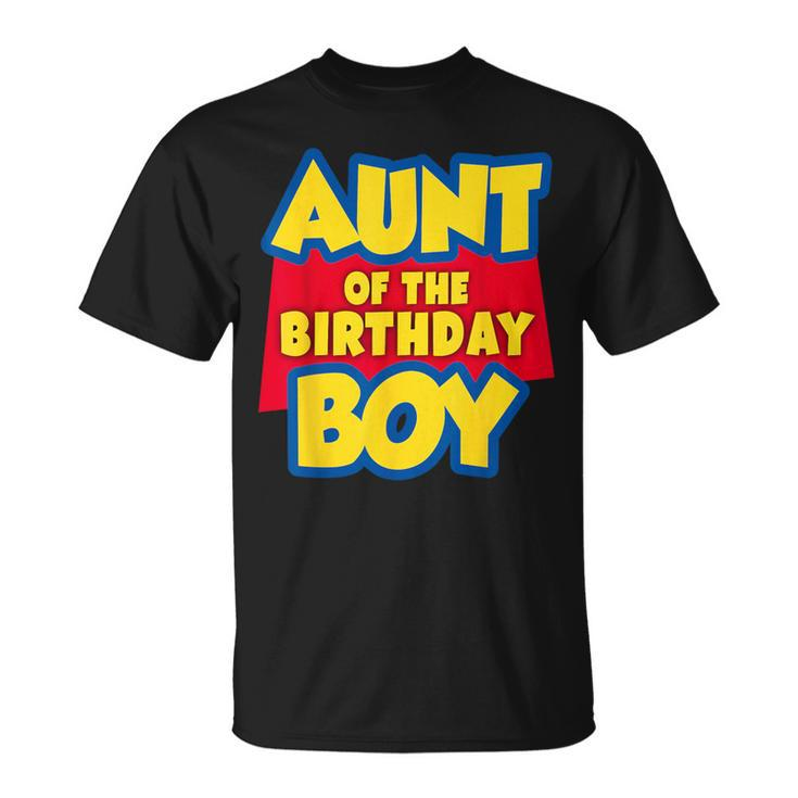 Aunt Of The Birthday Boy Toy Story Decorations T-Shirt