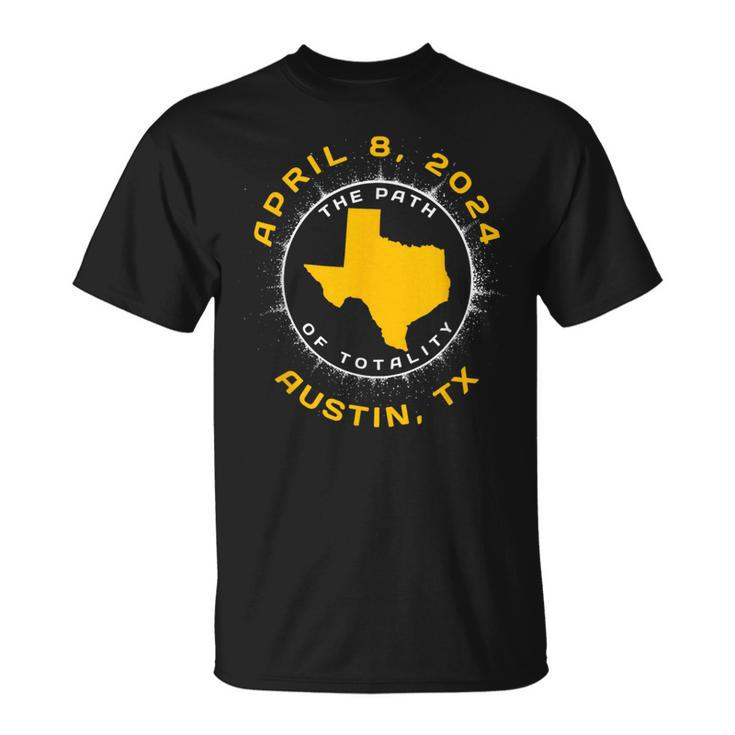 Austin Texas Solar Eclipse April 8 2024 Totality T-Shirt