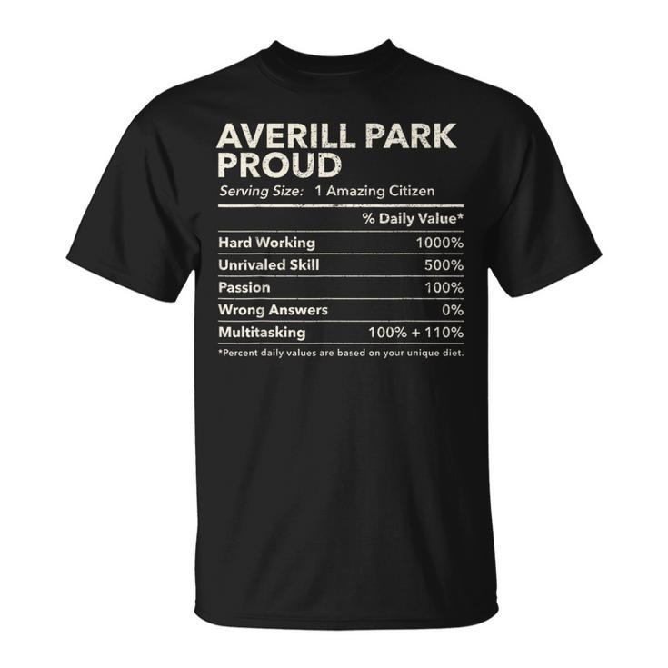 Averill Park New York Proud Nutrition Facts T-Shirt
