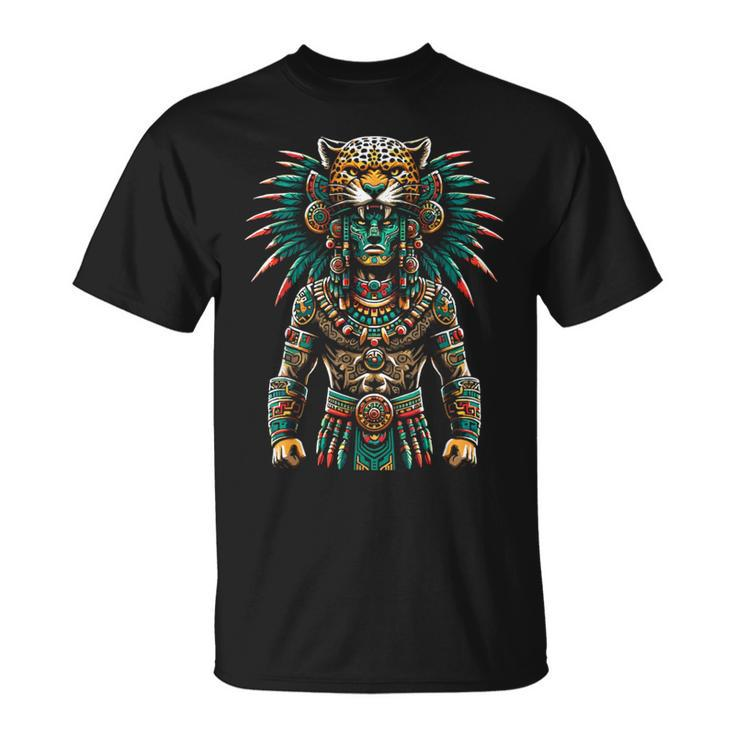 Aztec Jaguar Warrior Aztec Culture Mayan Indigenous T-Shirt