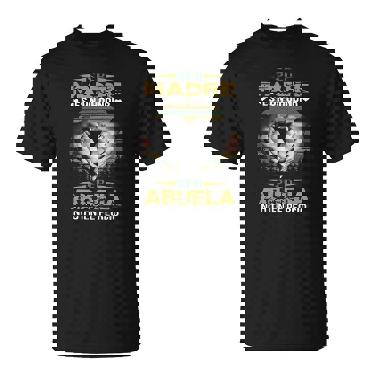 Baby Footprint Ser Madre Es Un Honor Ser Abuela No Tiene Precio Sunset T-Shirt