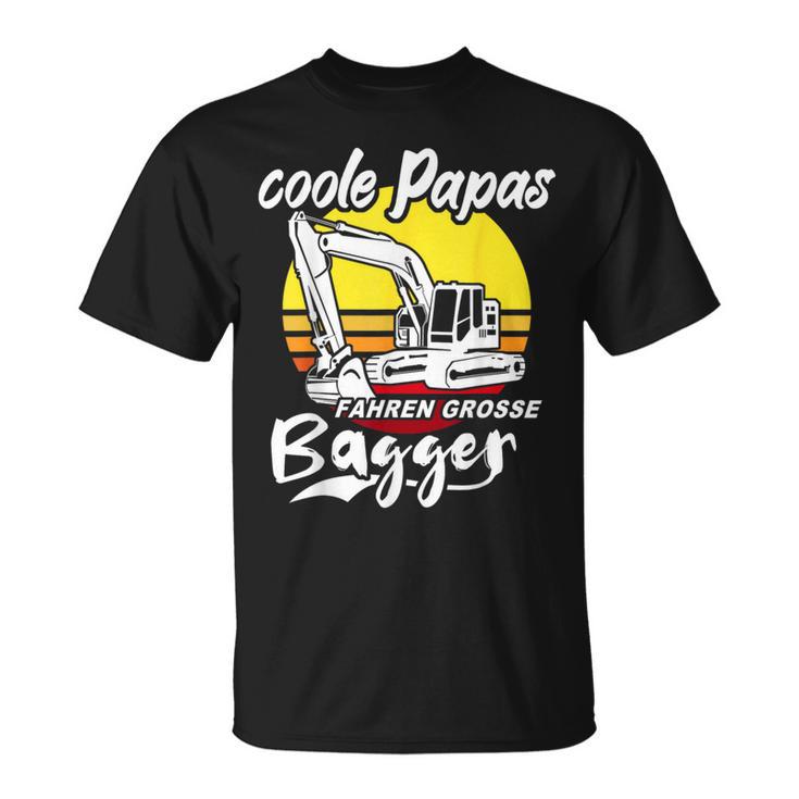 Bagger Papa Baggerfahrer T-Shirt