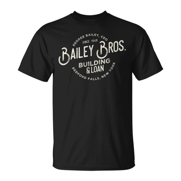 Bailey Brothers Building And Loan Classic George Bailey T-Shirt