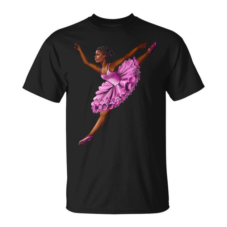 Ballet African American Ballerina Dancing T-Shirt