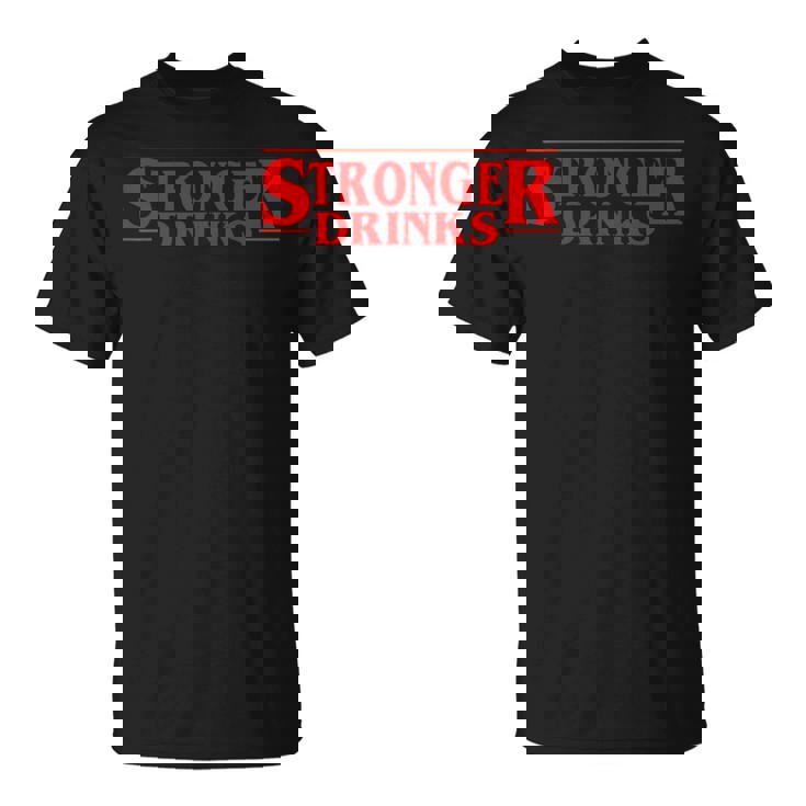 Bartender Mixologist Stronger Drinks Cocktail Lover Drinking T-Shirt