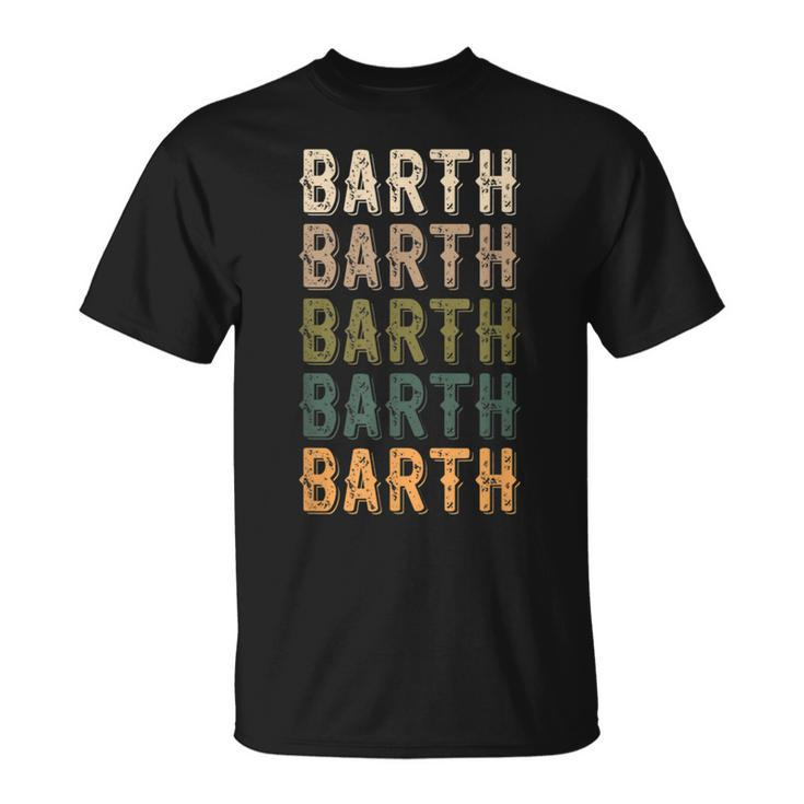 Barth Personalized Reunion Matching Family Name T-Shirt