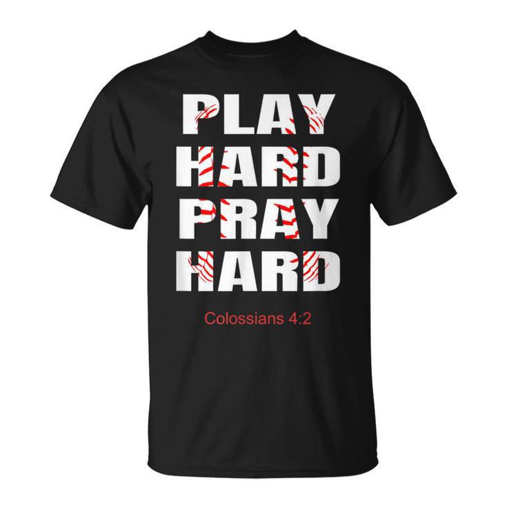 Baseball Player Christian Athletic Wear Bible Verses Athlete T-Shirt