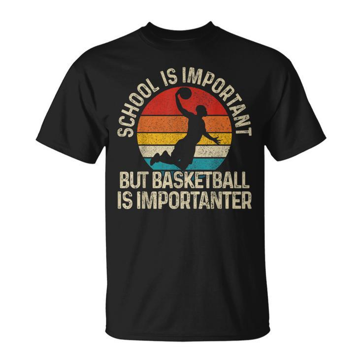 Basketball Vintage Slogan T-Shirt