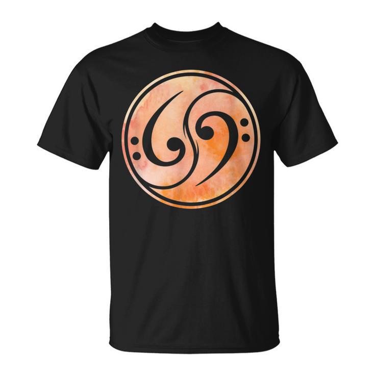 Bass Clef Music Bass Guitar T-Shirt