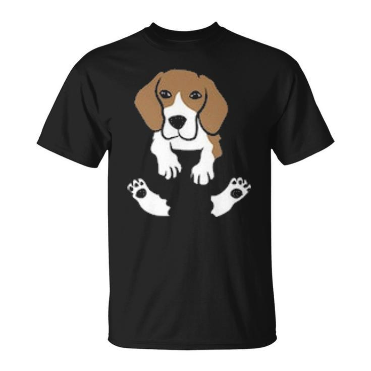 Beagle Dog In The Pocket Cute Pocket Beagle T-Shirt