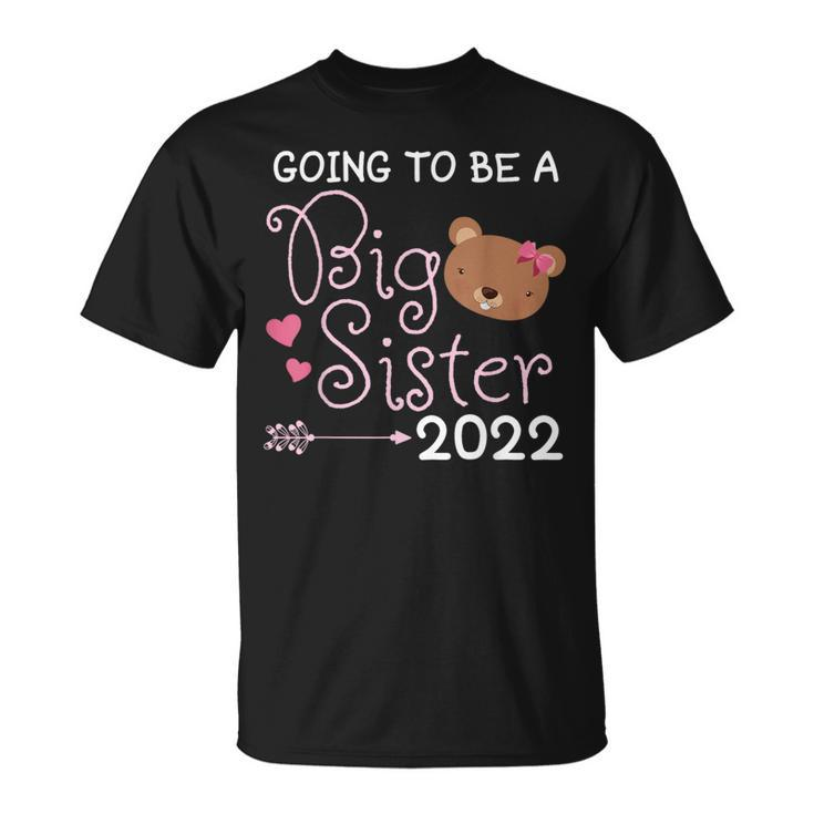Become Big Sister 2022 Bear Sis T-Shirt