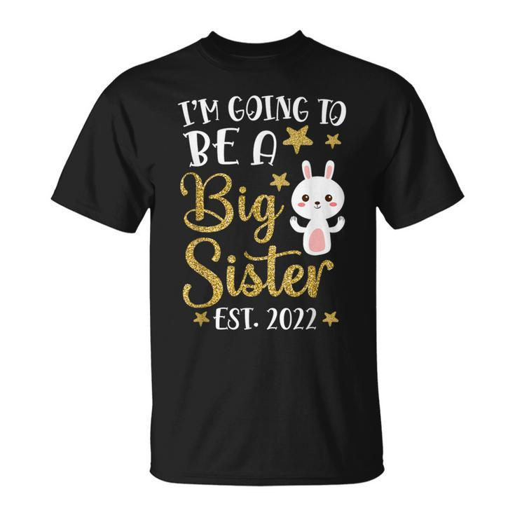 Become Big Sister 2022 Rabbit T-Shirt