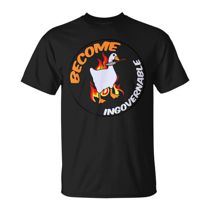 Become Ungovernable Trending Political Meme T-Shirt