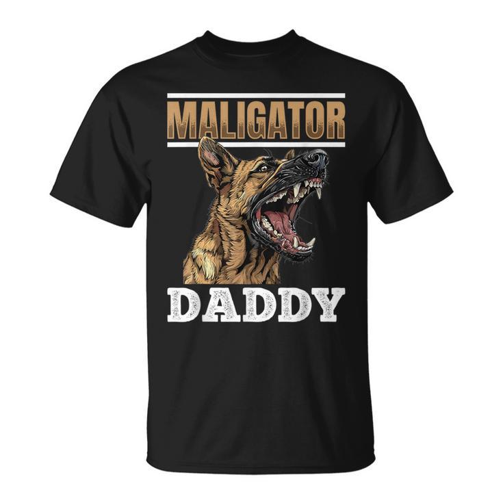 Belgian Malinois Dog Breed Maligator Daddy T Shirt Mazezy