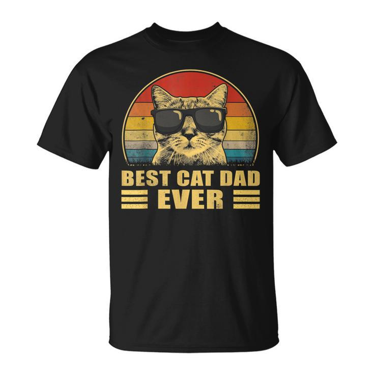 Best Cat Dad Ever Father's Day Father Cat Daddy For Men T-Shirt