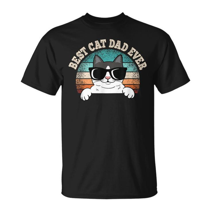 Best Cat Dad Ever Cat Lover Cat Owner Men T-Shirt