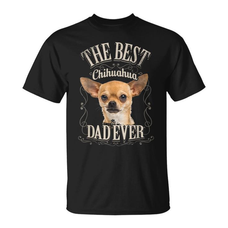 Best Chihuahua Papa Aller Chihua Dog Vintage T-Shirt
