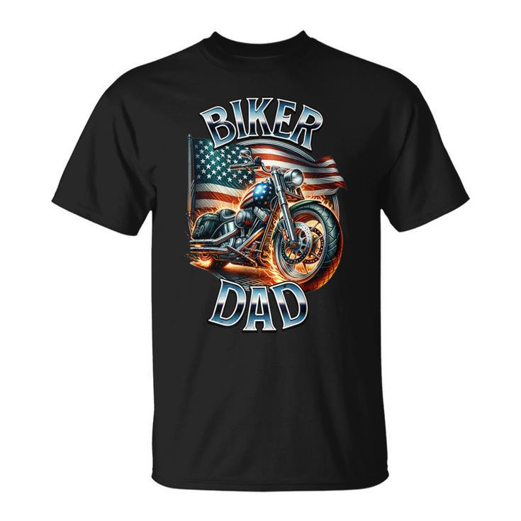 Best Dad Motorcycle Freedom Father's Day Great Idea T-Shirt