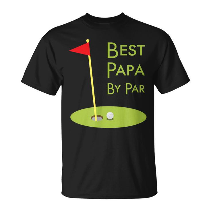 Best Dad By Paratertagsgeschenk Für Papa-Golfer T-Shirt