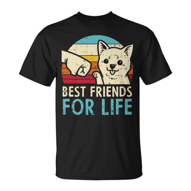 Best Friends For Life Chihuahua Fist Bump Chiwawa Dog T-Shirt