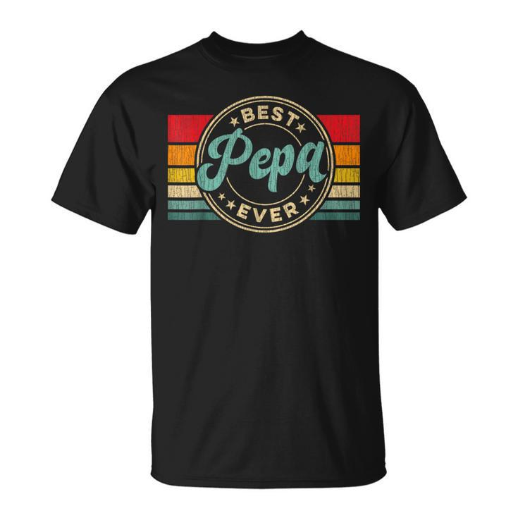 Best Pepa Ever Vintage Retro Father's Day T-Shirt