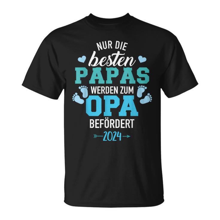 Beste Papas Werden Zum Opa Befördert Best Papas T-Shirt