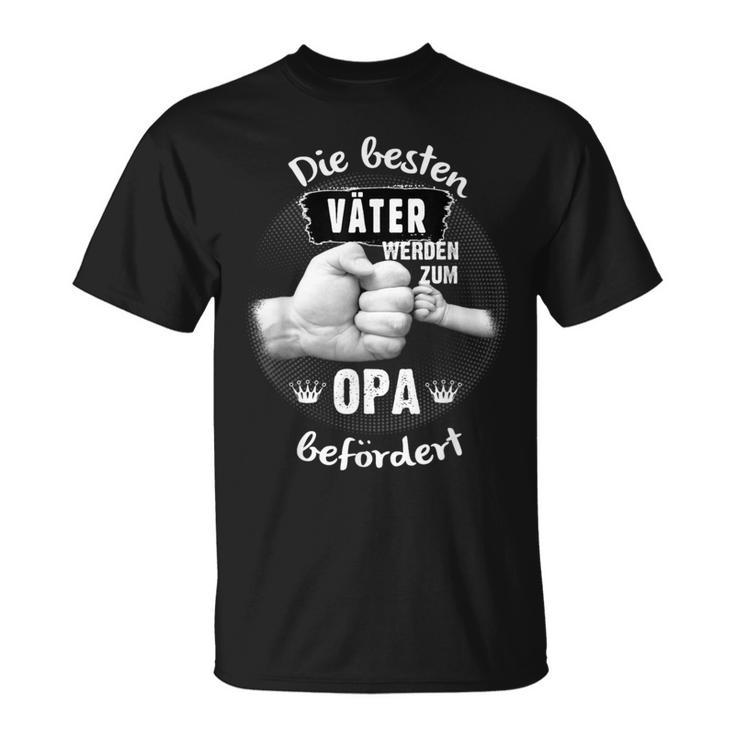 Besten Fäter Werden Zum Grandpa T-Shirt