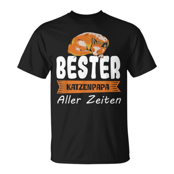 Bester Katzenpapa Aller Zeit T-Shirt