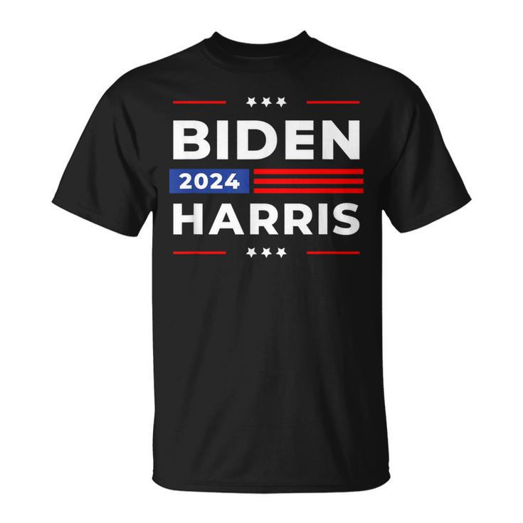 Biden Harris 2024 President American Flag Joe Biden Kamala T-Shirt