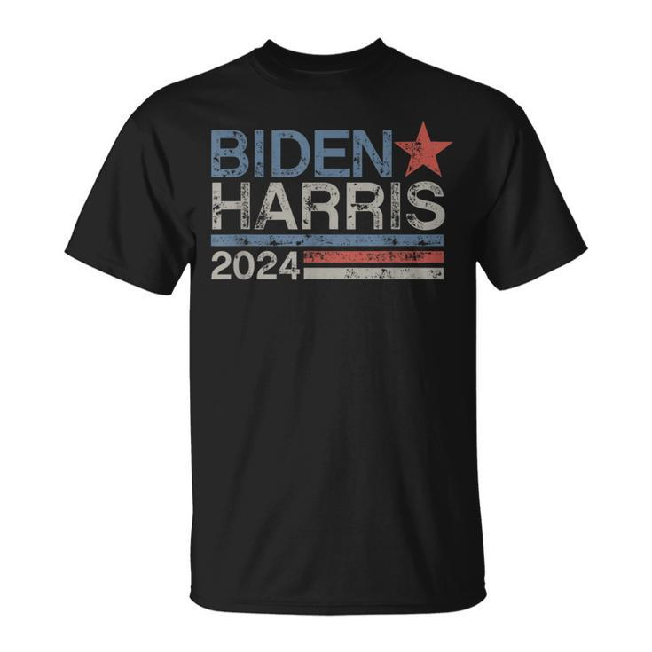 Biden Harris 2024 Retro Vintage Distressed T-Shirt