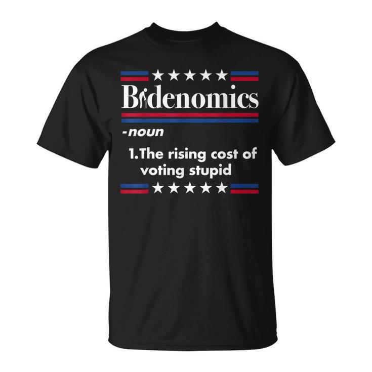 Bidenomics Rising Cost Of Voting Joe Biden Satire T-Shirt