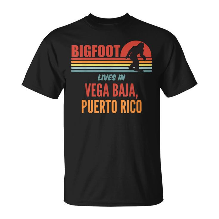 Bigfoot Sighting In Vega Baja Puerto Rico T-Shirt