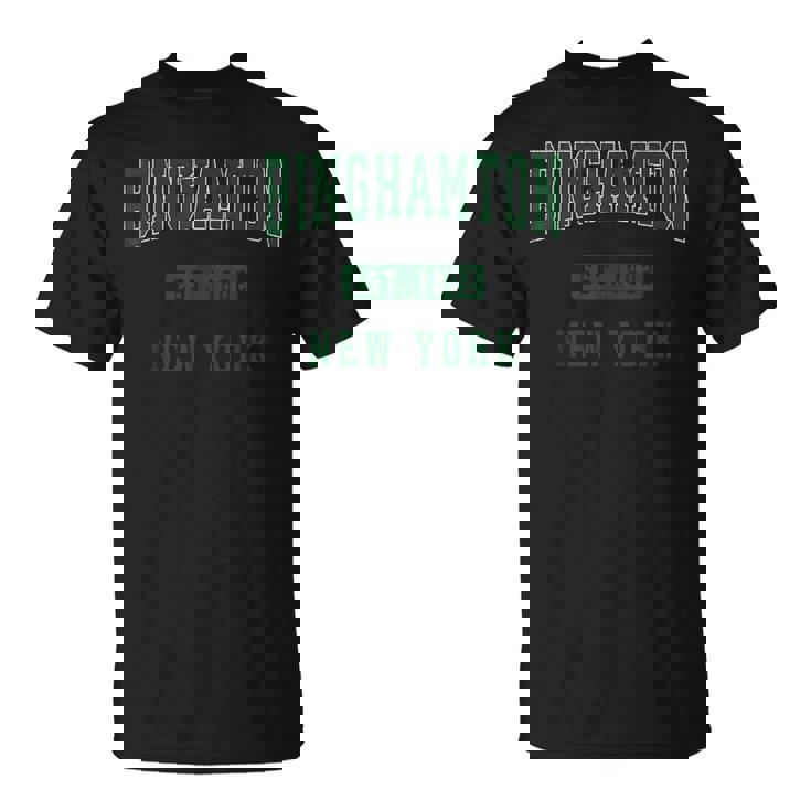 Binghamton New York Ny Vintage Athletic Sports T-Shirt