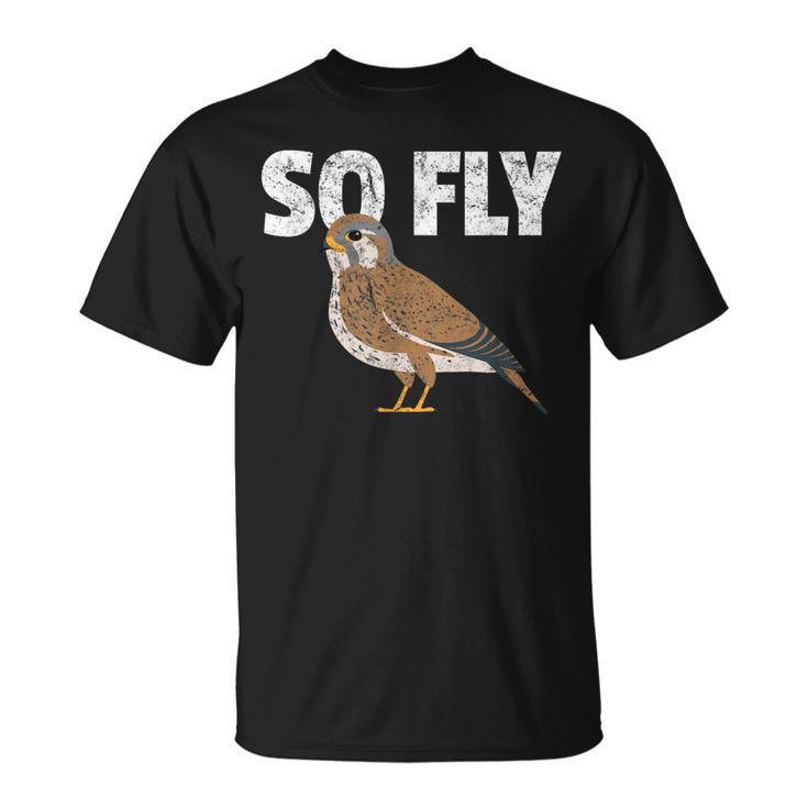 Birding Kestrel Falcon Bird Lover Birdwatcher T-Shirt